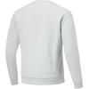Li-Ning Fitness Series Warm Fleece Pullover Crew Neck Long Sleeve Sweatshirt Men Sweatshirt River-Stone-Gray AWDTA63-4