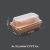 Mochi Cake Takeaway Boxes with Transparent Lid