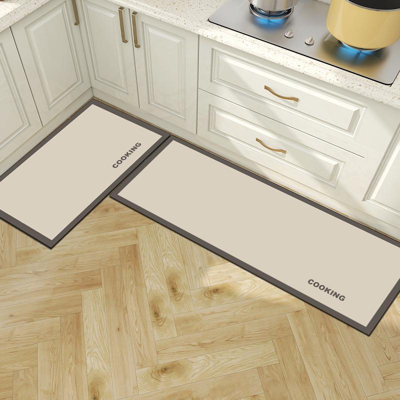 Anti-Slip Kitchen Mat Ins Simple and Sophisticated Diatomite Super Absorbent Rug Kitchen Mats  Entrance Doormat Bath Carpet