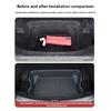 For Tesla Model Y Juniper 2025 Frunk Organizer Box Rear Trunk Double-deck Storage Box Front Cargo Dustproof Luggage Storage Tray