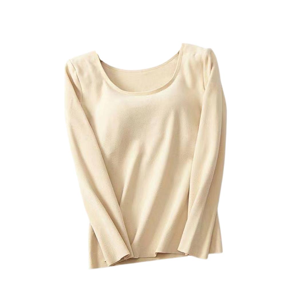 Women's Casual Tops Winter Close-fitting Warm Long-sleeved Tops Knitted Sweater Long-sleeved Tops