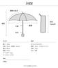 World Party Folding Zipper Rope BK (Wpc.) Parasol, Black, 50cm, Women's, Case, Light-Blocking Border, Mini, 801-917