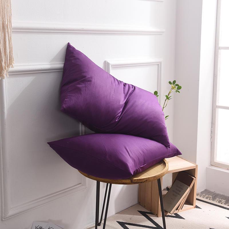 Fețe de pernă din bumbac de culoare uni pentru studenți