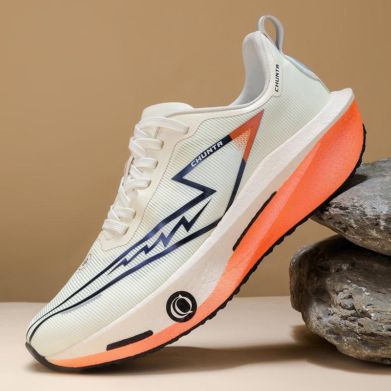 Summer male and female students physical examination racing shoes single net breathable marathon carbon board sports shoes men's shoes