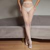 Luminous Net Socks, Sexy Luminous Romper, Fishing Net Socks, Thin White Stockings, Open-File Hollow Fluorescent Luminous Stockings