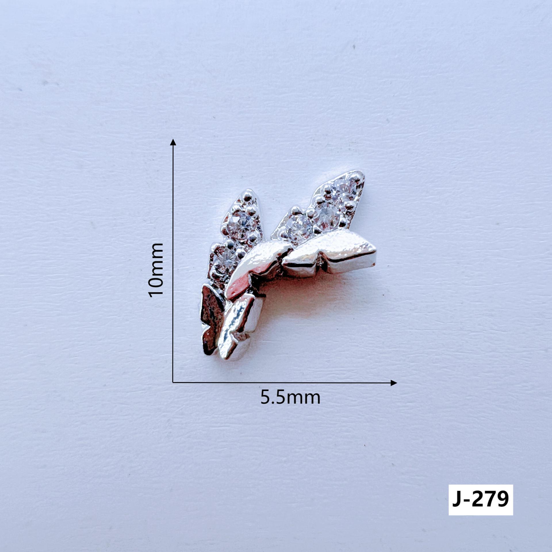 LZ Nail Art Accessories - Zirconia Star, Moon, Heart, Pearl, Rabbit, Bow Chain Decorations