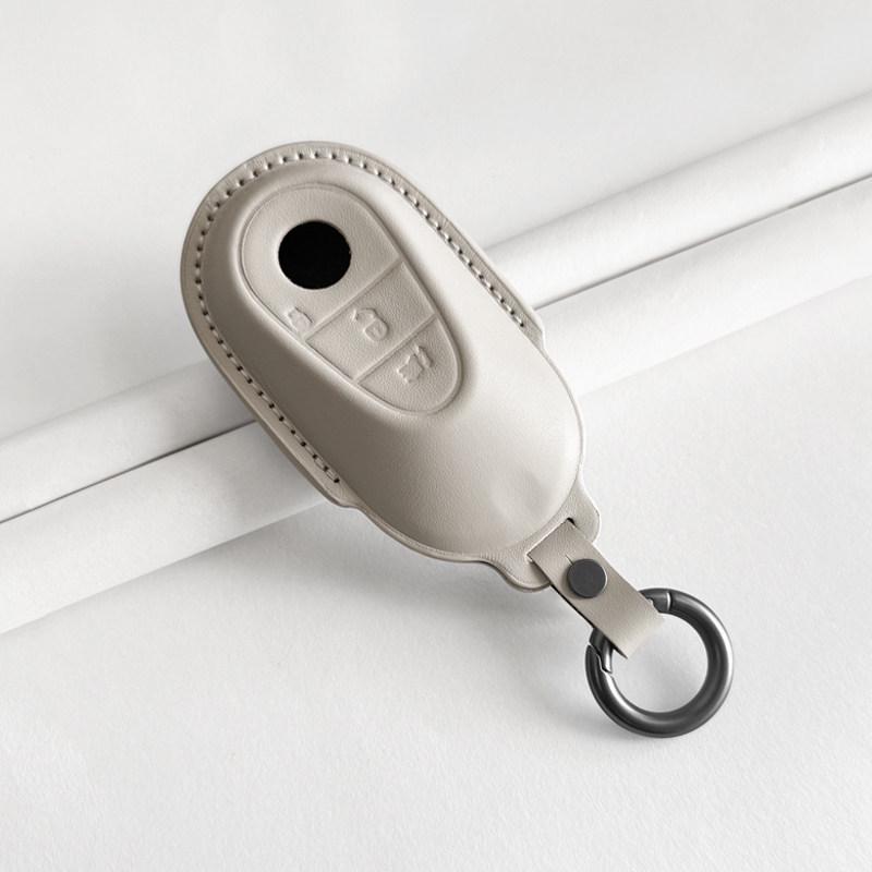 Genuine Leather Key Cover for New Mercedes C200L GLC260L A180L E300L