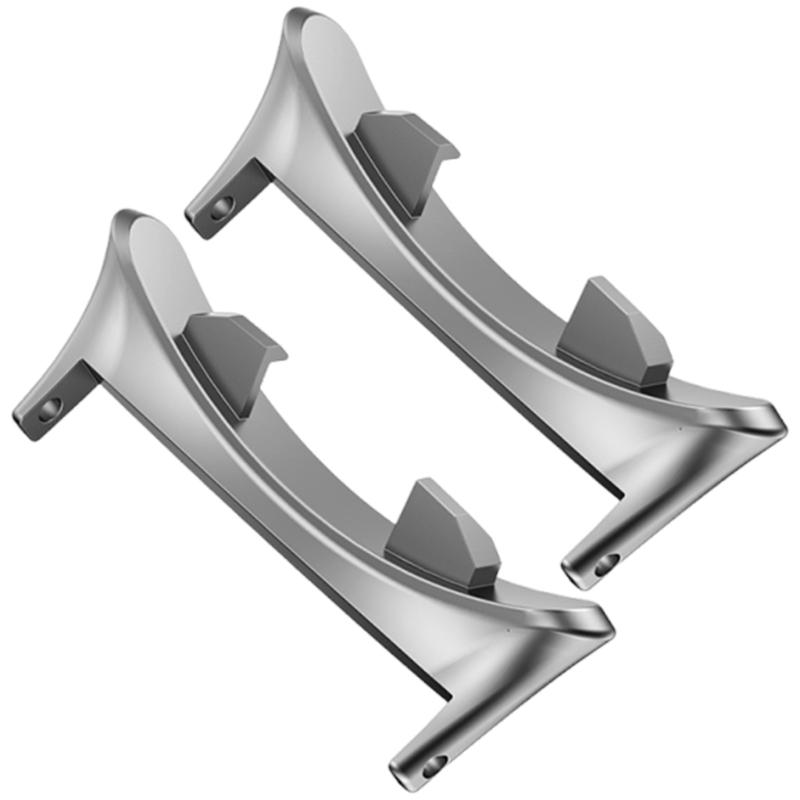 

1 Pair Smartwatch Band Adapter for Watch Fit Wristband Metal Connector Replacement Watch Straps Link Attachment серебряный