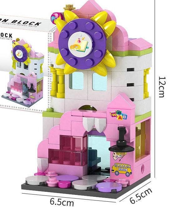 House Building Blocks Mini City Store Street View Snack Street Children'S Toys Boys And Girls Gifts Compatible With