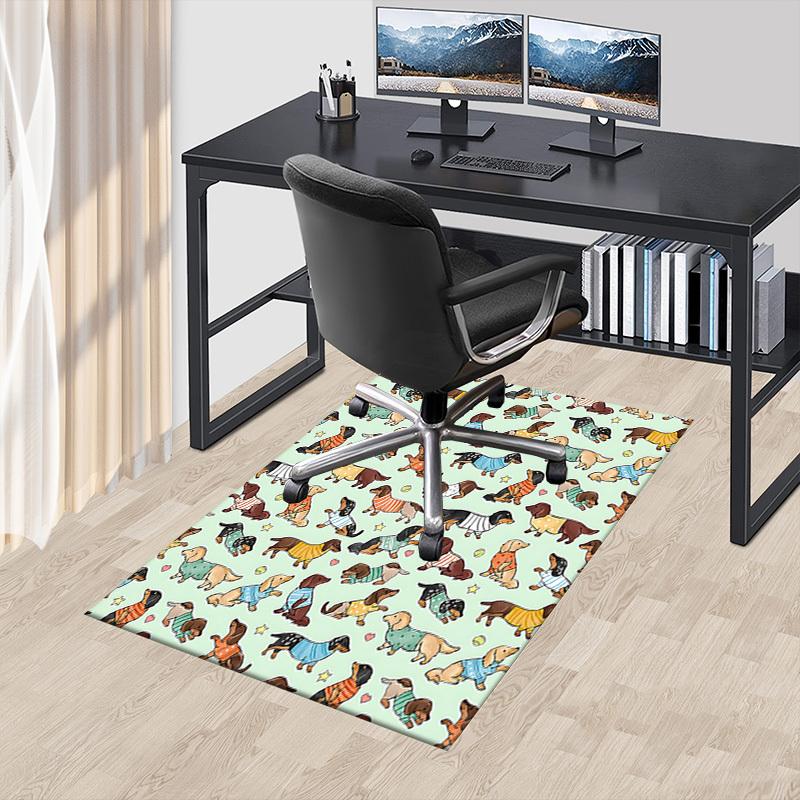 1PC Dogs Pattern Extra Large Non Slip Floor carpet, Office, family, bedroom Large Area Rug Indoor Rugs, Vibrant Colors