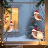 Spanish Christmas Decor Theme Static Sticker, Reusable Decorative Window Decals, Removable Transparent PVC Stickers Waterproof for Holiday Home