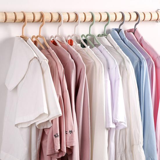 10/20 ks Skládací věšák na kabáty Zesílený S vysokou nosností Protiskluzový ramenní design Věšák do šatníku pro malý prostor