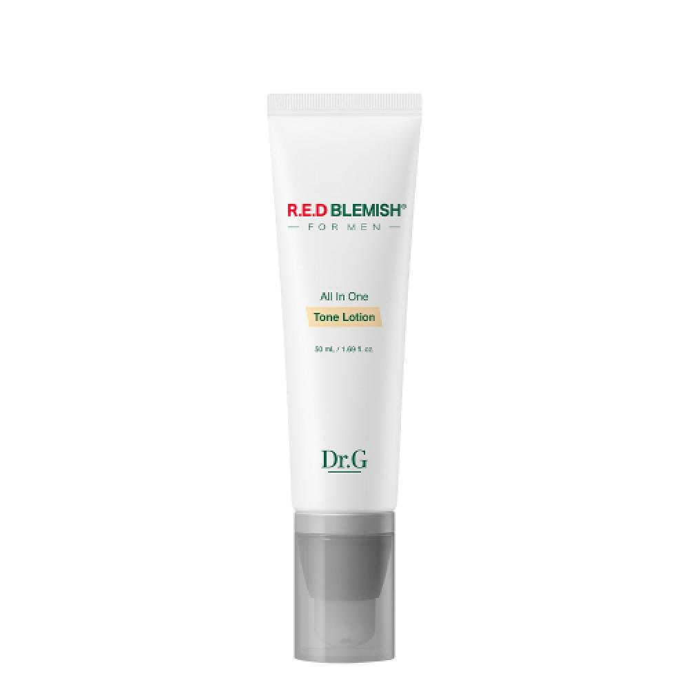 Dr.g [4-in-1 Einfache Ausreinigungsvorbereitung] Rote Flecken Für Männer All-in-One Toner Lotion 50ml
