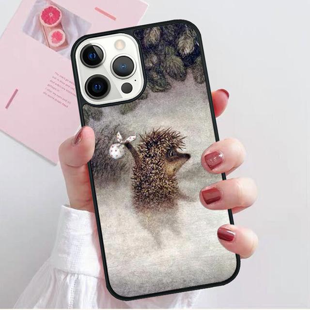 Hedgehog in the Fog Coque Shell For iPhone 17 Air 15 16e 14 13 12 Pro Max 11 Pro Max Plus Phone Case Cover
