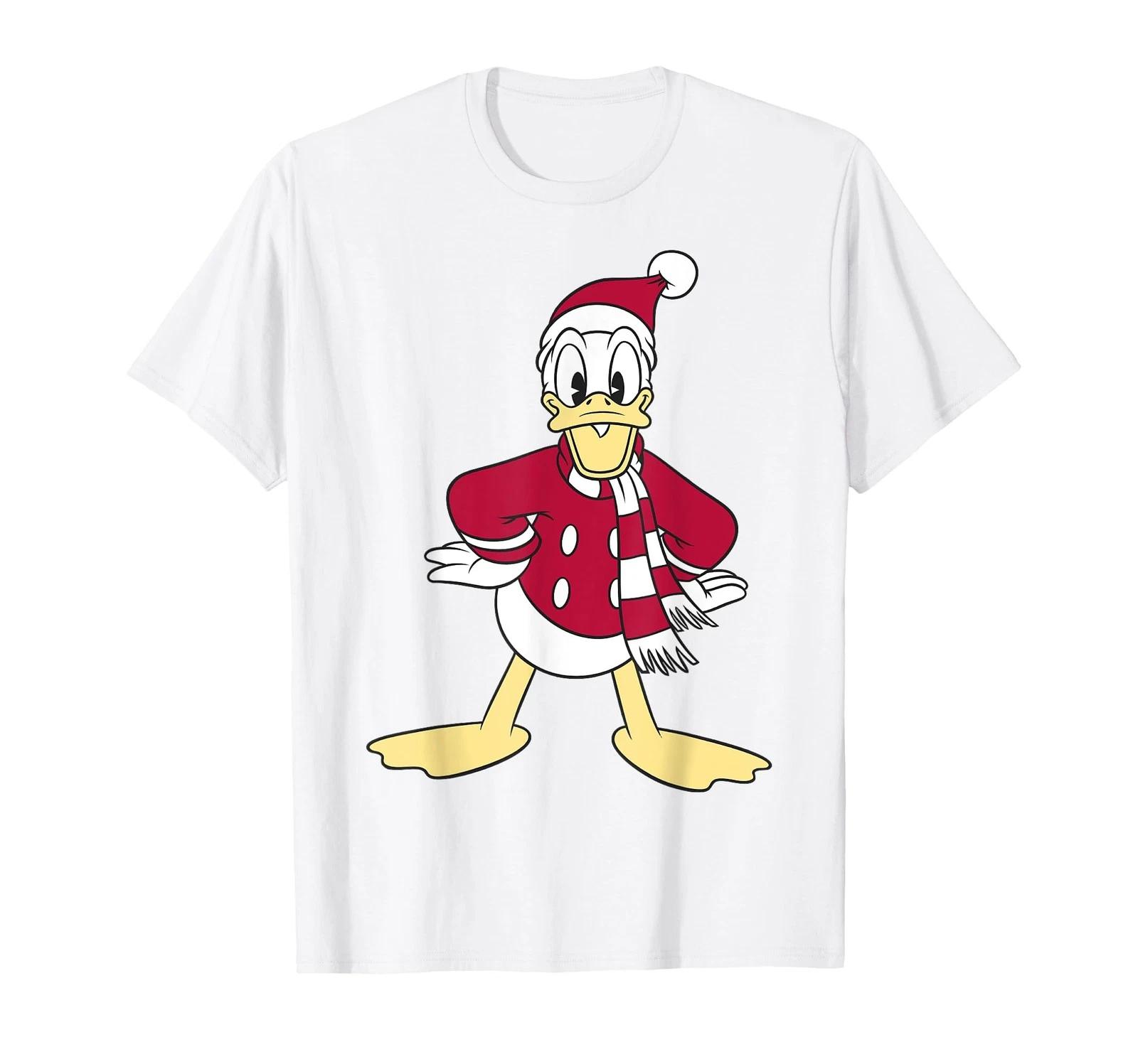 Disney Mickey And Friends Christmas Donald Duck Santa Hat T-Shirt_ 2XL