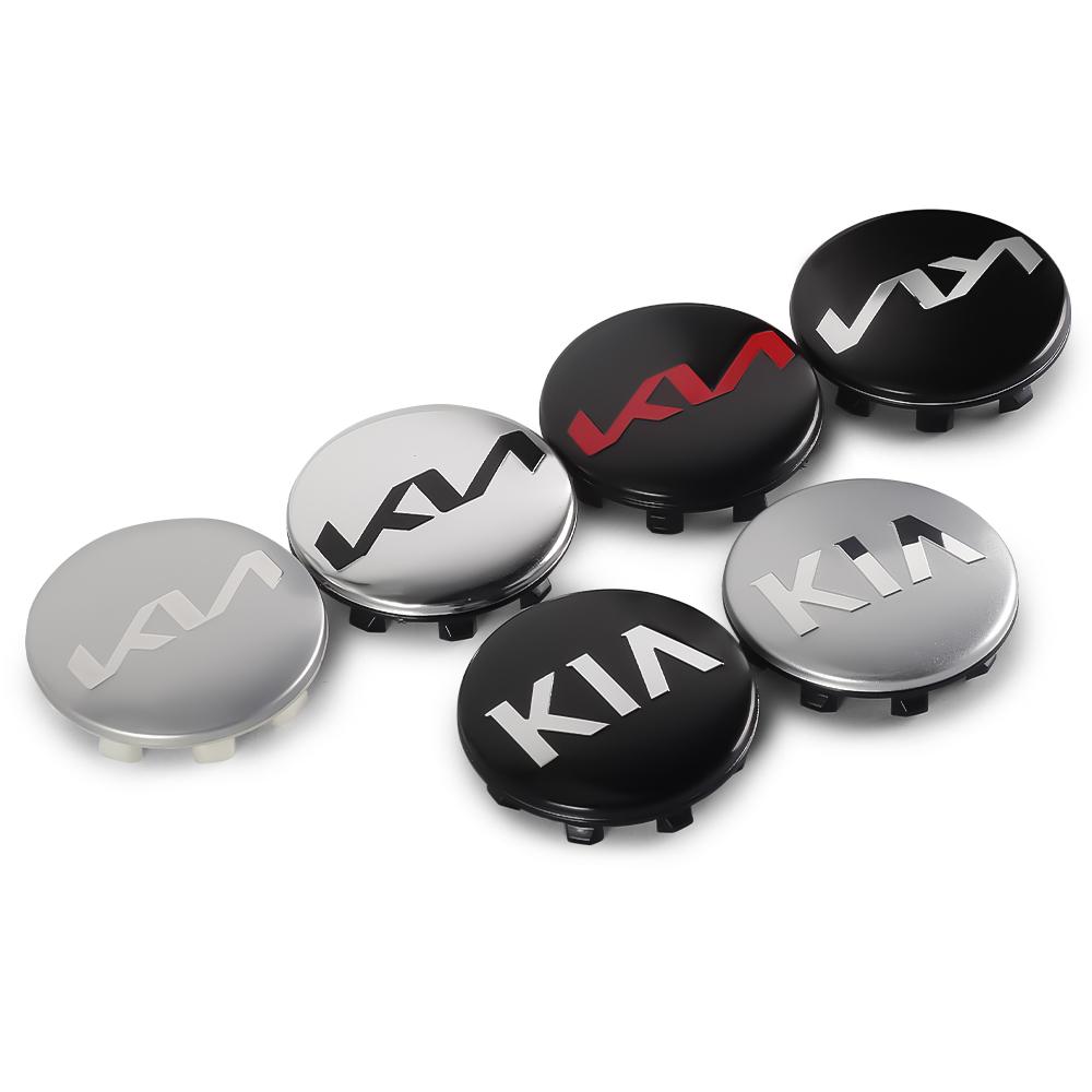 4pcs 56mm Car Wheel Center Hub Cap Badge Emblem Decoration For Kia Rio Sportage Cerato Soul Sorento Picanto Ceed Forte Cadenza K WC2