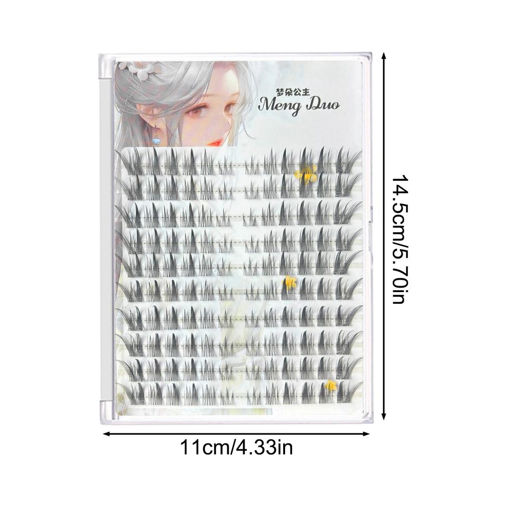 Wimpern mit transparentem Band für den Fuchsaugen-Look Natürliche Falsche Wimpern für tägliches und thematisches Make-up