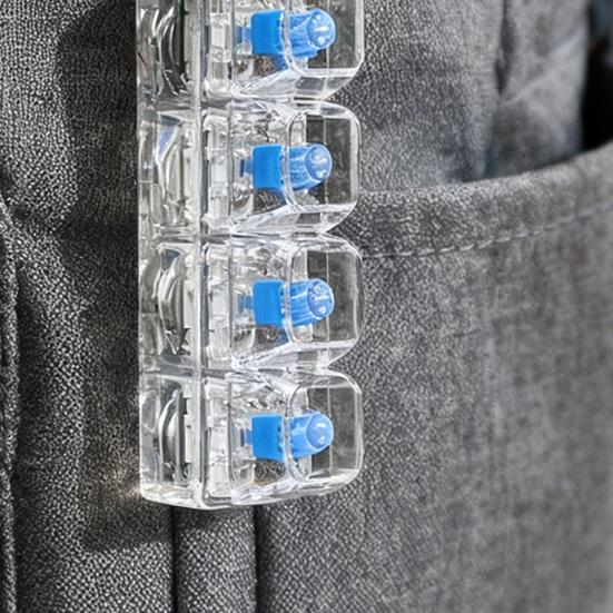 Keyboard Keychain Fidget Toy Stress Relief Compact Lightweight Design Realistic Clicking Sounds Key Chain