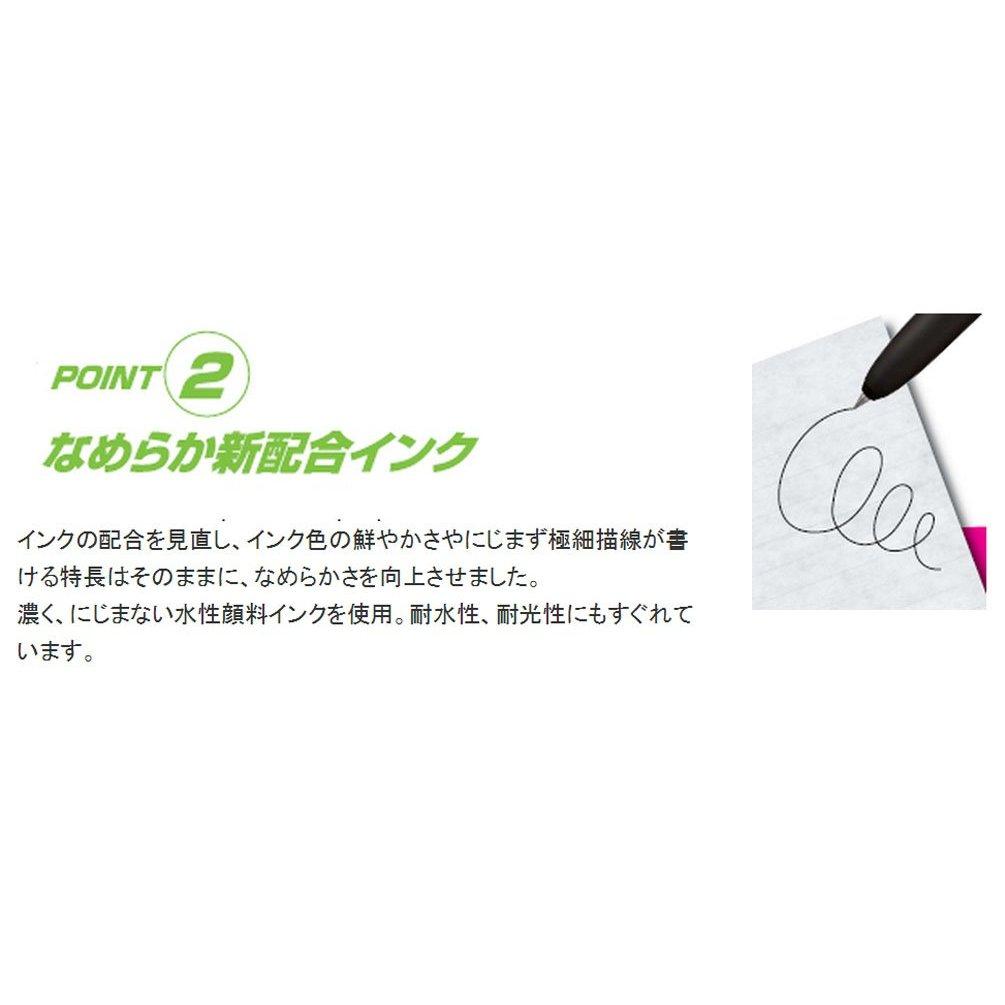 Uni-ball Signo RT1 Retractable Gel Pen 0.5mm Baby Pink - 10 Pack, Smooth Ink Flow