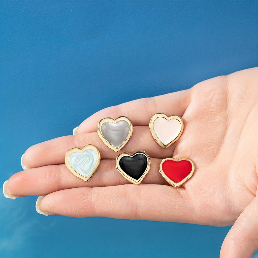 Love Geometric Irregular Stud Earrings Retro Temperament Earrings Earrings