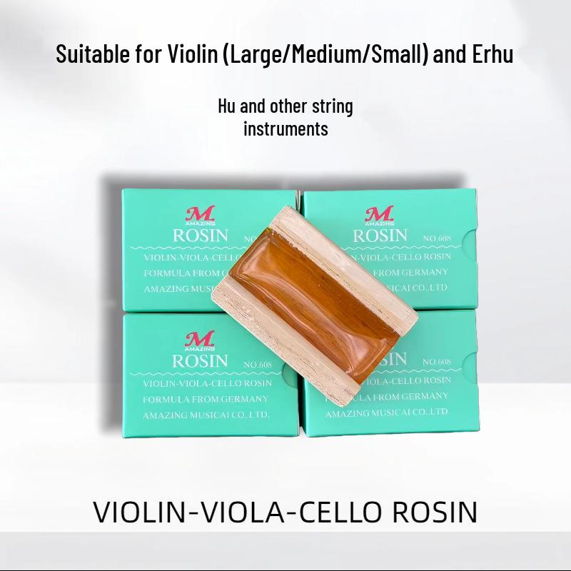 Universal Green Violin & Erhu Rosin: Enhances Sound Quality, Reduces Dust for String Instruments
