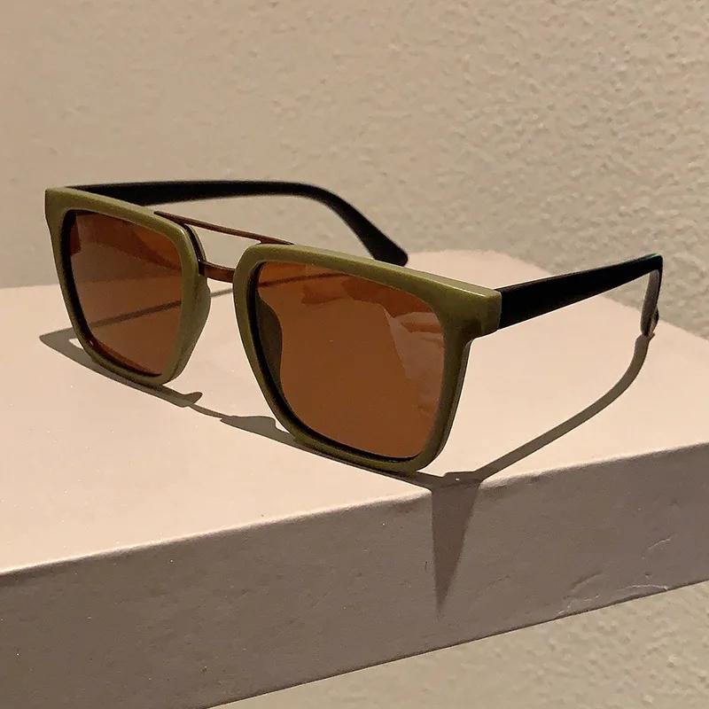 Durable High Quality High End Designer Style Retro Edgy Punk Trendy Square Shaped Female For Both Male Sun Glasses