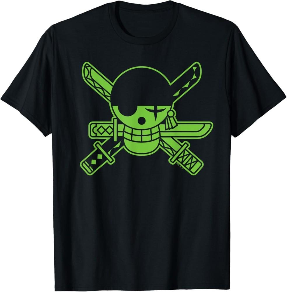 

Anime Green Roronoa Zoro Jolly Roger T-Shirt 4XL