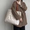 New Canvas Bag Female Single Shoulder Simple Large Capacity Bag Summer