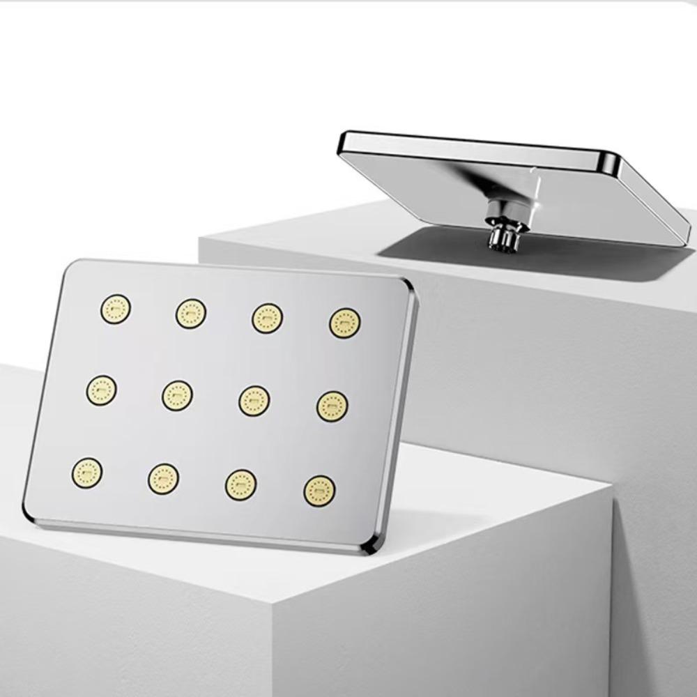 360° Rotating Bath Shower Head Large Panel Pressurized Shower Head Shower Replacement  Bathroom Use