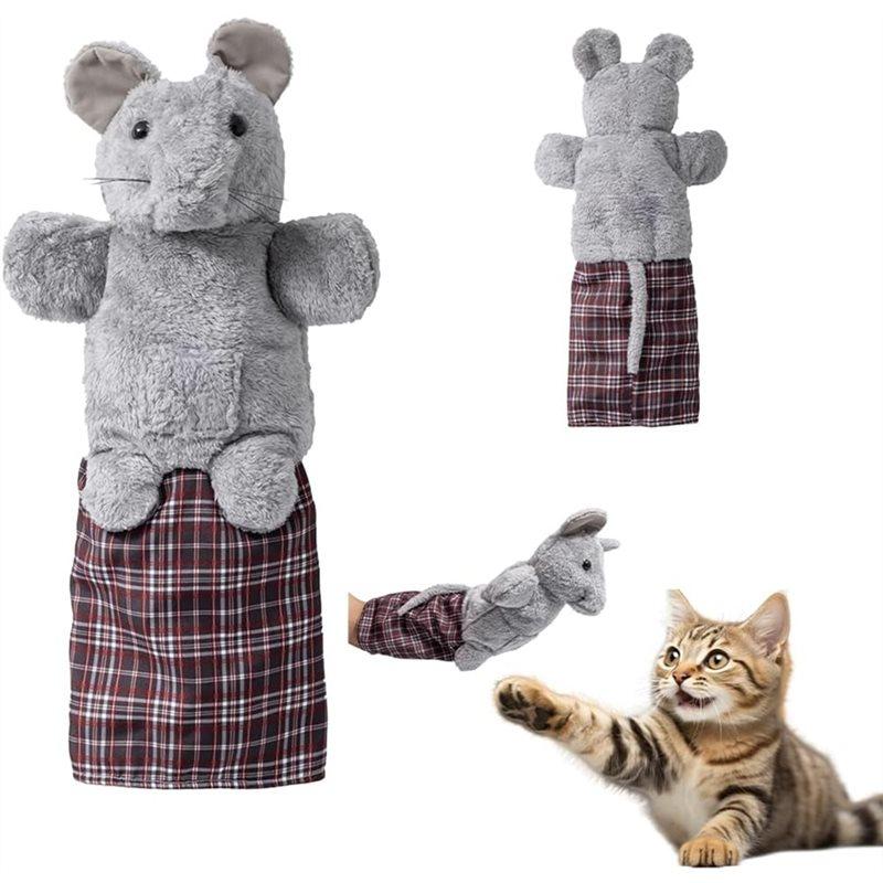 ABBP-Cat Wrestling Puppet, Interactive Glove Cat For Fun Play, Safe & Soft Wrestling Glove Hand Puppets