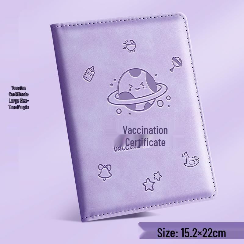 Zodiac Leather Vaccine & Birth Certificate Protective Cover 2025