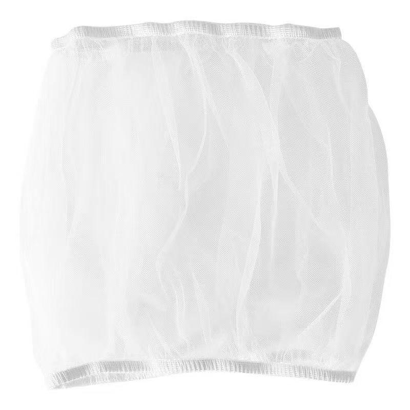 Universal Splash-Proof Parrot Cage Mesh Cover - Anti-Feather Flight Baffle for Square or Round Cages