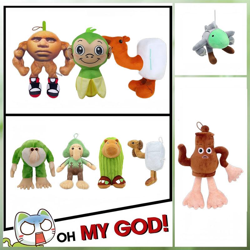 38Style Tralalelo Tralala Soft Tungtungtung Italian Brainrot Al Tralalero Tralala Plushie Cushioned Cuddly Bolster Playthings