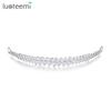 LUOTEEMI Italy Jewelry New Arrival Bridal Hair Accessories Woman Braided Designer Headband Wedding Hairband