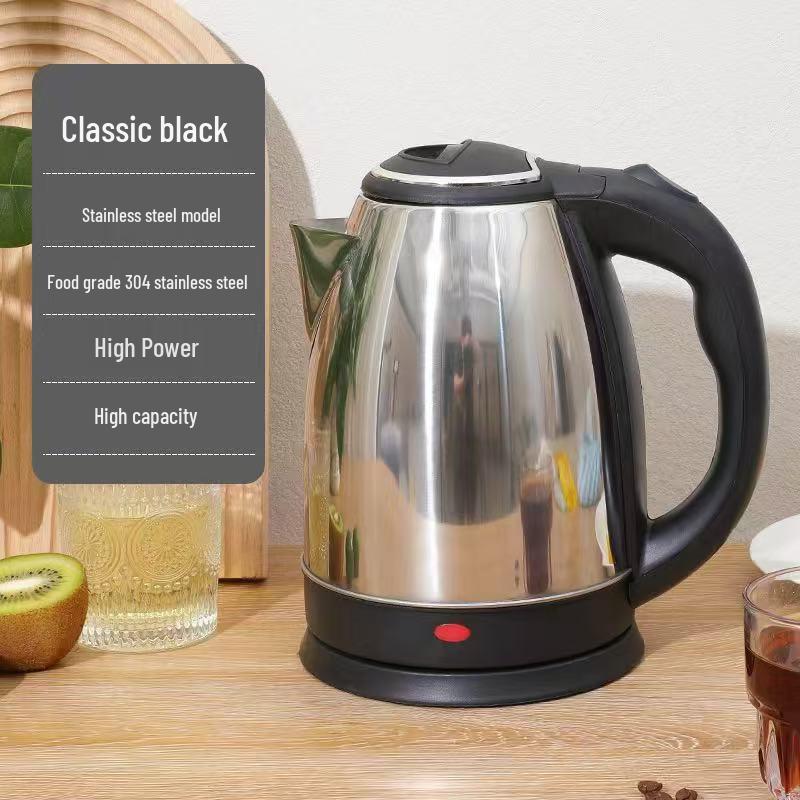 

European Standard Large-Capacity Glass Electric Kettle with Auto Shut-Off