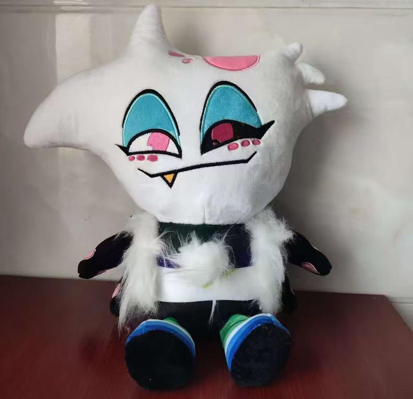 Nouveau En Stock Hazbin El Alastor Ange Poupée Peluche Mignonne Périphériques Anime Jouet Anniversaire Cadeau de Noël in stock