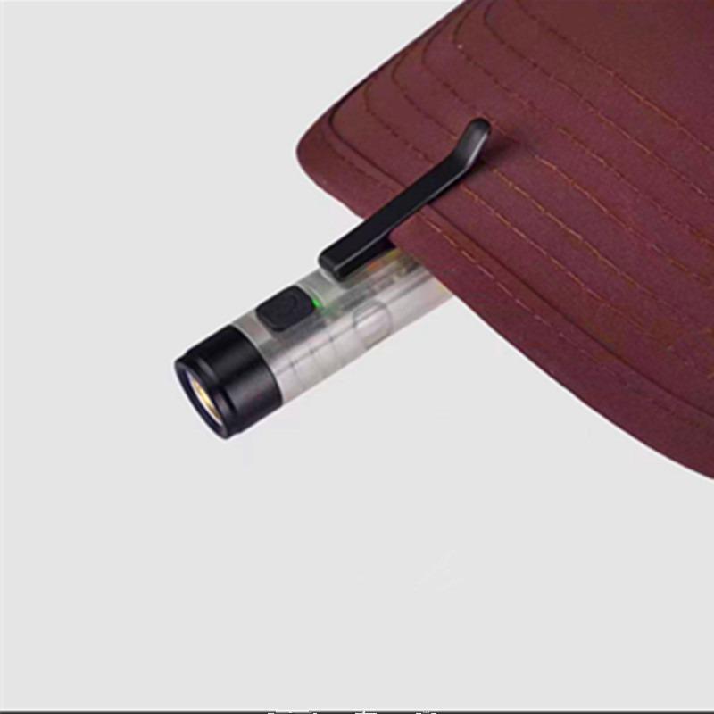 Compact LED Keychain Flashlight: Multi-functional, Long Battery Life for Outdoor and Emergency Use
