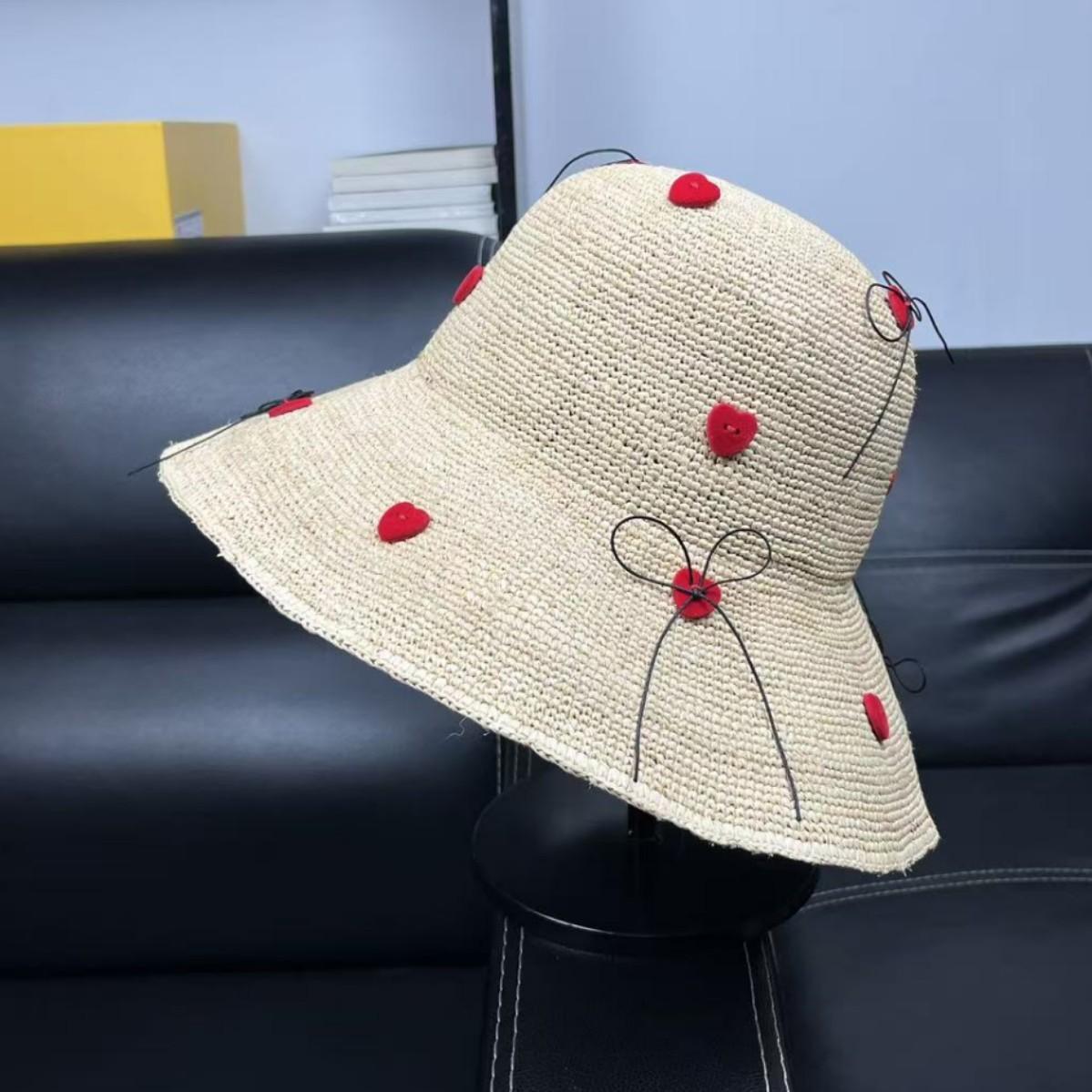 

High quality star hat of the same style, women s summer fashion UV protection sunshade, handmade crochet raffia sun hat M（55-58cm）