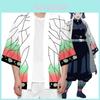 Stylish Demon Slayer Kimetsu No Yaiba Kochou Shinobu Cosplay Loose Haori Coat Tops For All Occasions