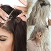 FREEDOM Synthetic Clip Hair Extensions 4Pcs/Set 24 Inch Long Straight Ombre Brown Blonde 8 Clips In Hair Extensions For Women