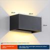 LED Outdoor Four-Leaf Clover Wall Light - Up and Down Beam Decoration for Garden and Exterior Walls.