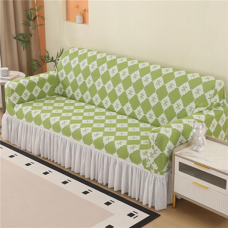 Knitted Jacquard Decorative Dustproof Sofa Cover Cover