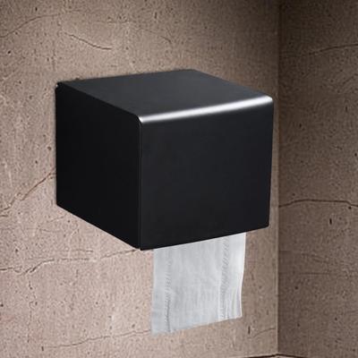 Tissue Holder Stand Toilet Paper Wall Mounted Storage Rack Modern Bathroom Box for