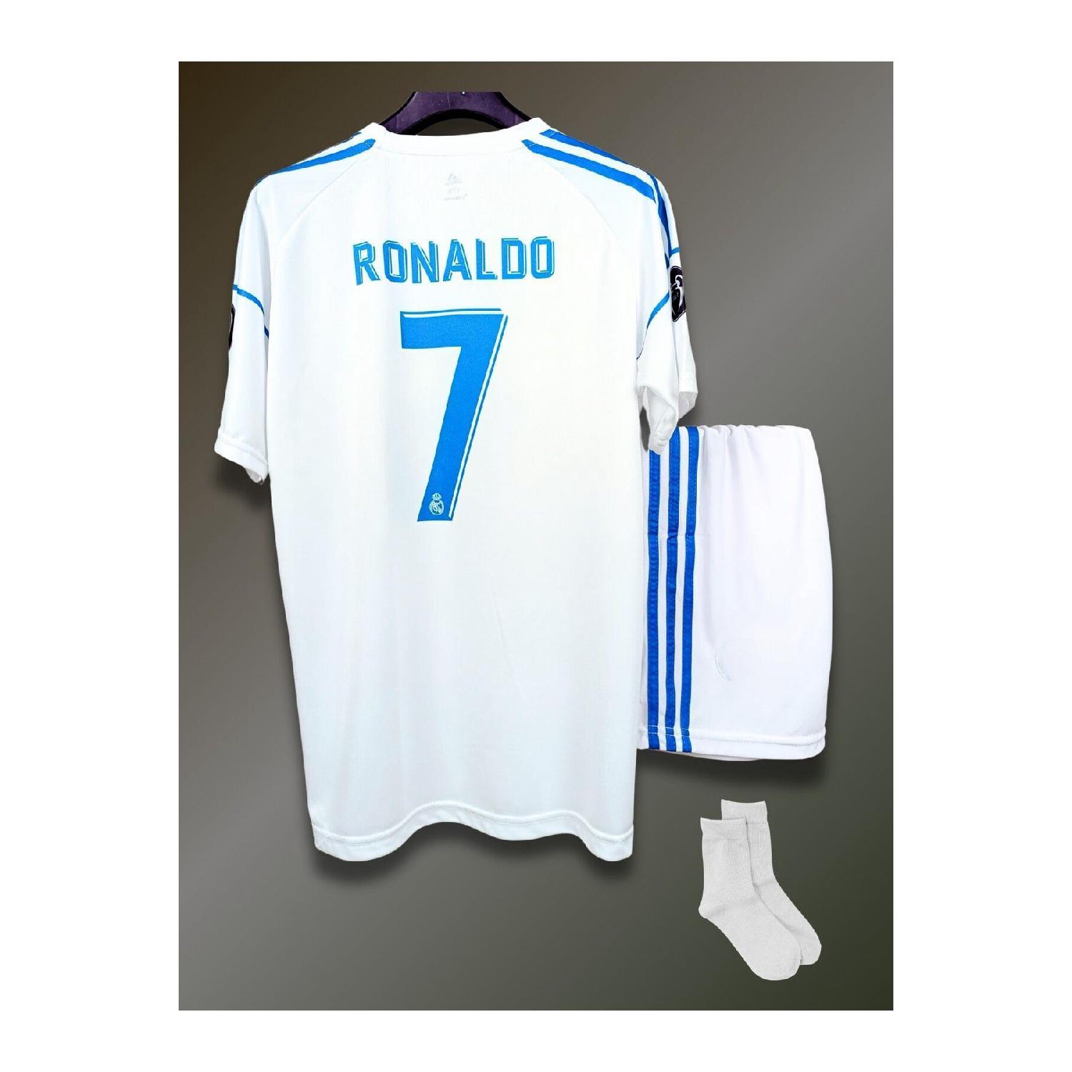 

Белая детская майка Роналду 7-8 Yaş чистый