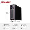 SANTAK C2KS Online UPS CN plug (adapter included)