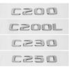 ABS C200 C200L C230 C250 Trunk Rear Logo Badge Emblem Sticker For Mercedes Benz C Class W201 W202 W203 W204 W205