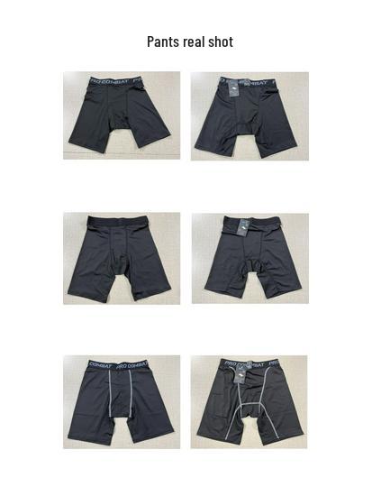 Men's Breathable Sweat-Wicking Compression Running Shorts for Outdoor Sports & Gym