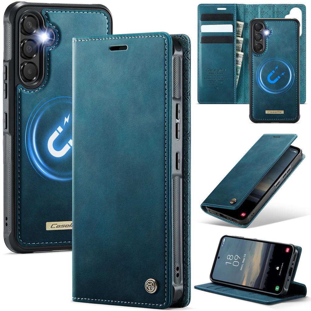 2 In 1 Detachable Wallet Cards Leather Case For Samsung Galaxy A56 A55 A54 A53 A52 A15 A35 A16 A13 A14 Magnetic Flip Stand Cover