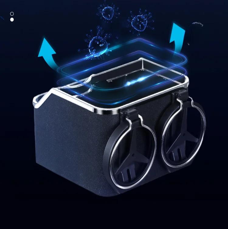 Car armrest box Tissue box Multi-functional car creative hand box storage box water cup mobile phone rack automotive supplies