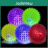 Spike Light Up Balls 6pcs Fetching Dogs Play Toys Flashing Lights Squeaker Small